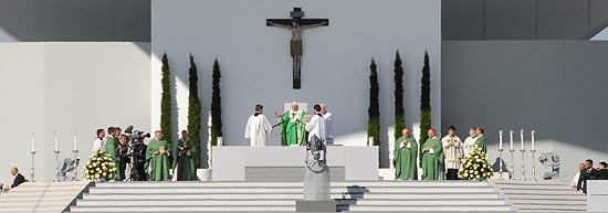 Papst Benedikt in Riem (Foto. Ingrid Grossmann)